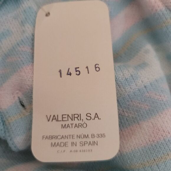 Vintage Spain import 80's sweater geometric pastel - Picture 5 of 6